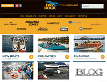 Tablet Screenshot of drydockboats.com